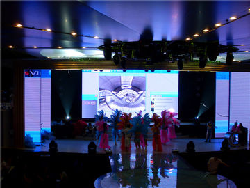 رنگ کامل P4.8 P3.9 P6.25 Led Floor Video Wall Indoor Led Screens اجاره صفحه نمایش LED 288mm*288mm
