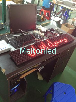 تک رنگ برنامه ریزی اتوبوس در حال حرکت پیام رهبری نشانه، P16 قرمز نمایش LED تجاری